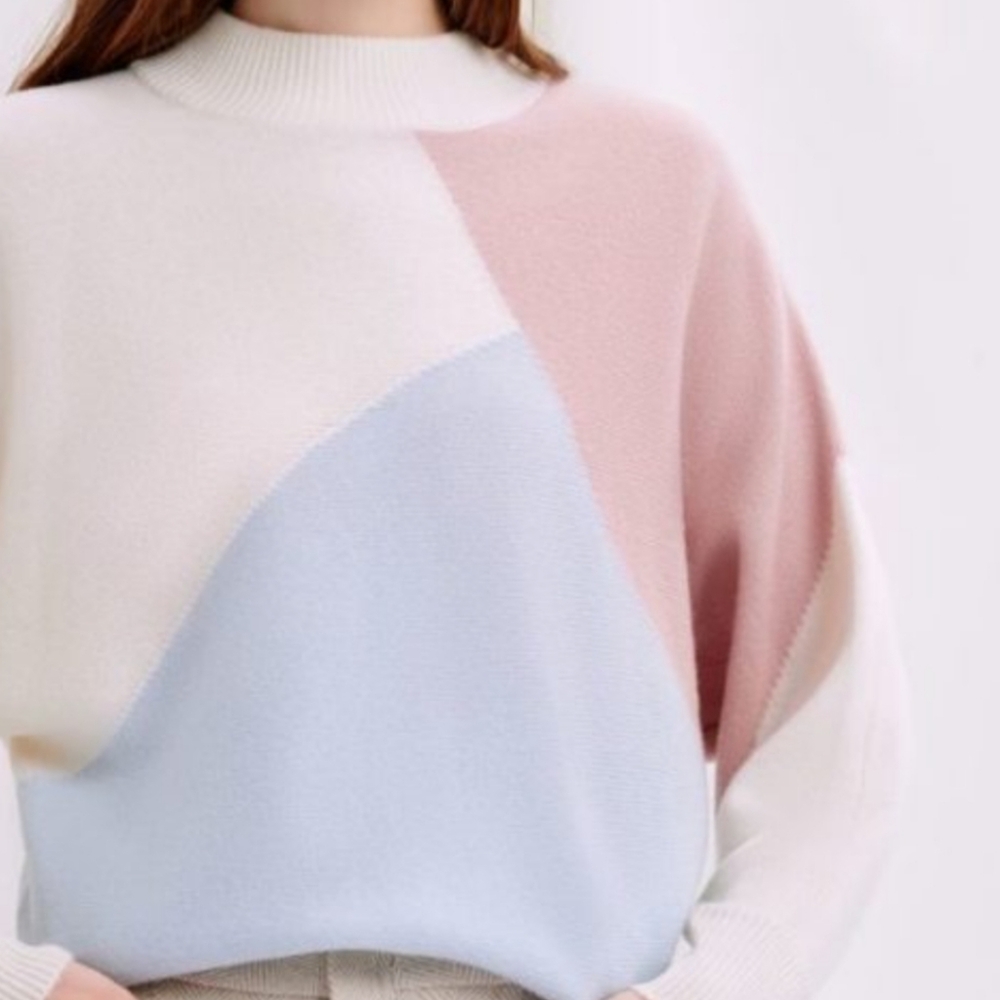 Petite Studio Colorblock Sweater XS